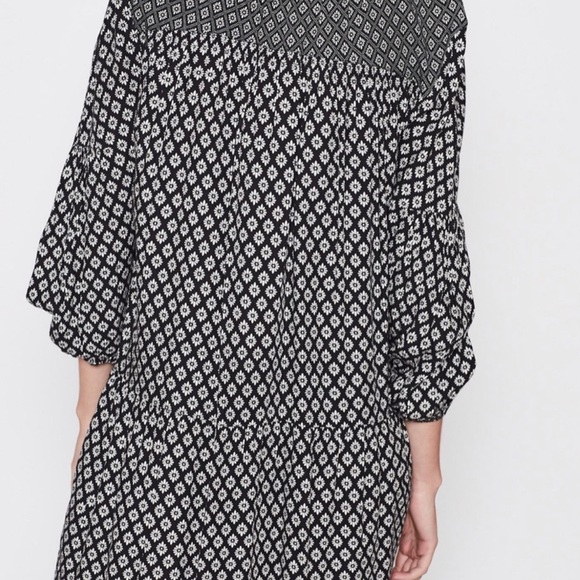 Joie Hagi Long-Sleeve Printed Short Dress - Picture 4 of 10